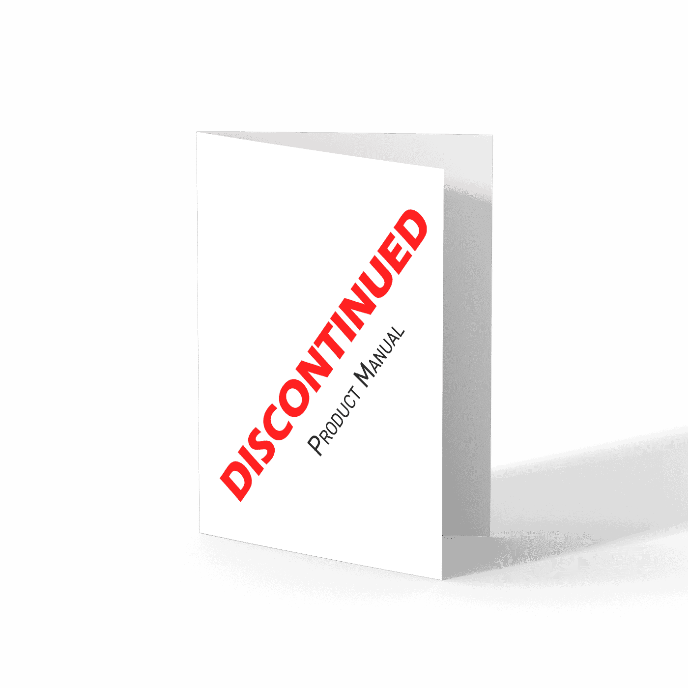 Discontinued product manual